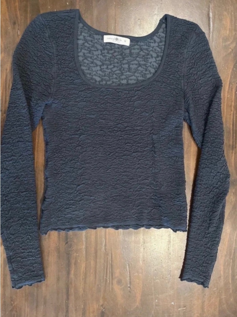 NATURAL LIFE Danielle Scoop Neck Long Sleeve Top